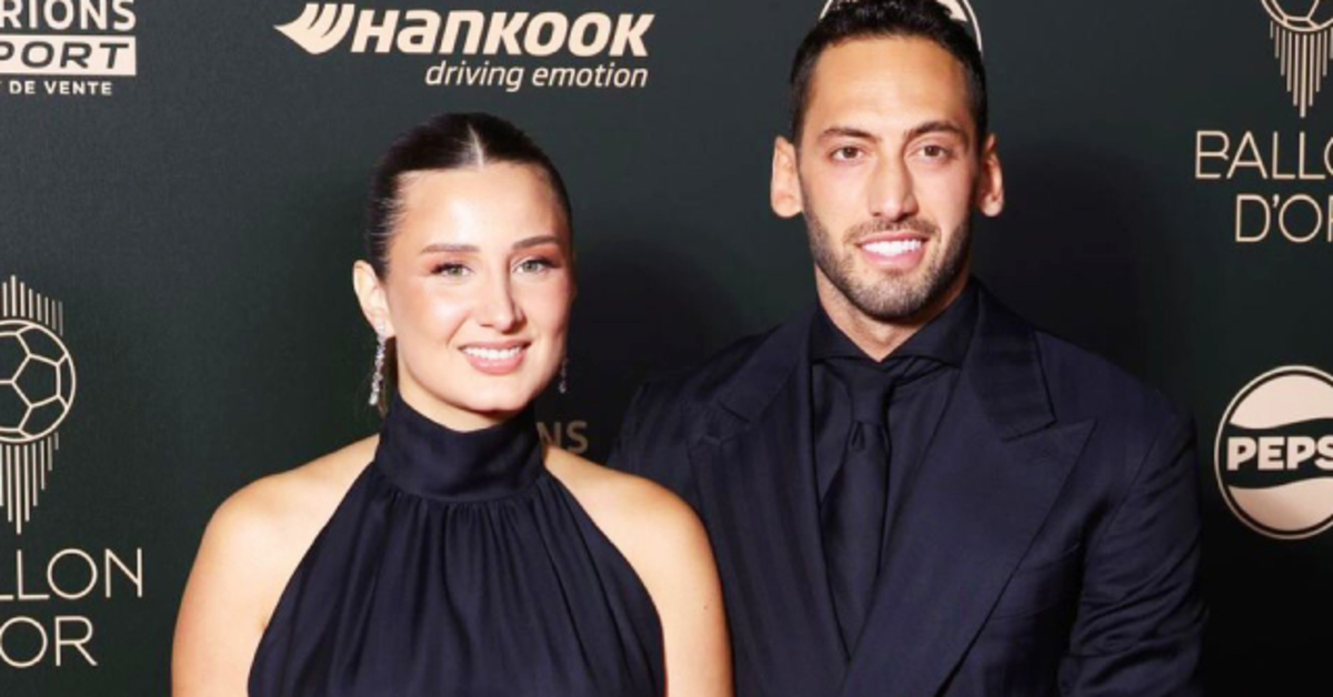 Sinem Çalhanoğlu’dan eşi Hakan Çalhanoğlu’na duygu dolu destek