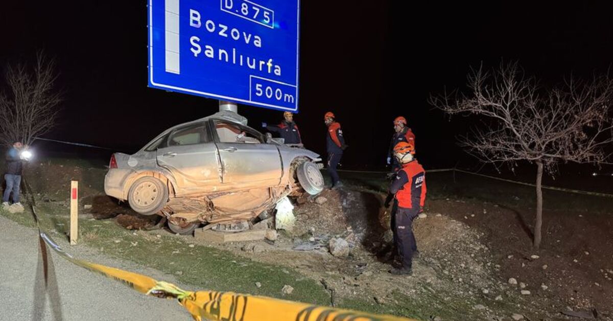 Adıyaman’da otomobil direğe çarptı: 1 ölü